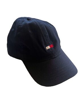 NWT Tommy Hilfiger Navy Flag Boys Cotton Size 8-10 Adjustable Baseball Cap